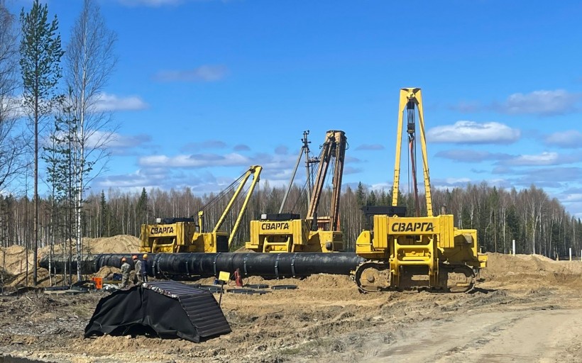 Монтаж газопровода